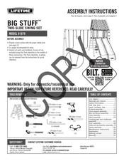 Lifetime BIG STUFF 91079 Instrucciones De Ensamble