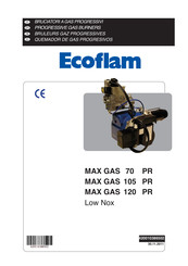 Ecoflam MAX GAS 105 PR Manual Del Usuario