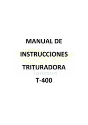 Tartessos T-400 Manual De Instrucciones