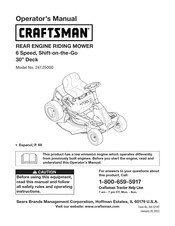 Craftsman 247.25000 Manual Del Operador