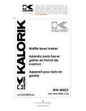 Kalorik WM 40423 Manual De Instrucciones