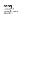 BenQ G610HDPL Manual Del Usuario