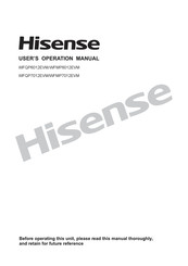 Hisense WFMP6012EVM Manual Del Usuario