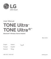 LG TONE Ultra HBS-830 Manual Del Usuario