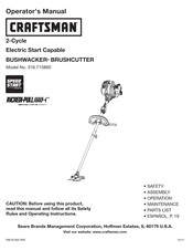 Craftsman BUSHWACKER 316.715860 Manual Del Operador