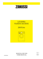 Zanussi ZWF384 Manual De Uso