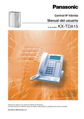 Panasonic KX-TDA15 Manual Del Usuario