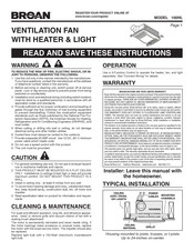 Broan 100HL Instrucciones De Montaje