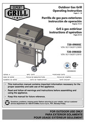 EXPERT GRILL 720-0988EC Instruccion De Operación