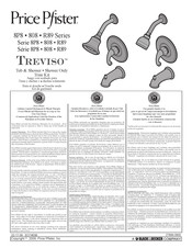 Pfister Treviso R89 Serie Instrucciones De Montaje