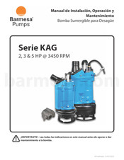 Barmesa Pumps 4KAG503 Manual De Instalación, Operación Y Mantenimiento