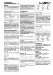 EUCHNER NZ.VZ VS Serie Manual De Instrucciones