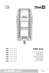 Tool it PBT 812 Manual De Uso