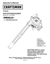 Craftsman 316.794830 Manual Del Operador