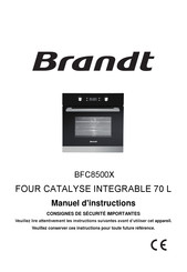 Brandt BFC8500X Manual De Instrucciones