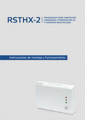 Sentera Controls RSTHF-2 Instrucciones De Montaje Y Funcionamiento