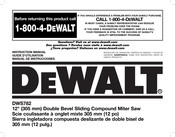 DeWalt DWS782 Manual De Instrucciones