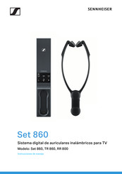 Sennheiser Set 860 Instrucciones De Manejo