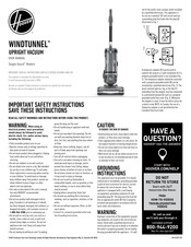 Hoover WINDTUNNEL Tangle Guard Manual Del Usuario