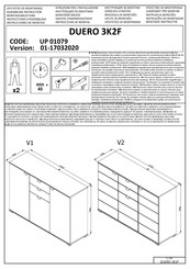 Forma Ideale UP 01079 Instrucciones De Montaje