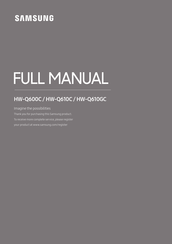 Samsung HW-Q600C Manual