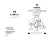 Southwire MJ-707 Instrucciones De Funcionamiento Y Mantenimiento