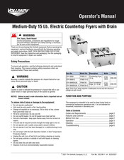 Vollrath CF4-3600 Manual Para Operadores