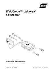 ESAB WeldCloud 0445690882 Manual De Instrucciones