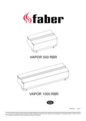 Faber VAPOR 500 RBR Guia De Informacion