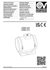 Vortice LINEO 350 Manual De Instrucciones