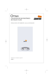 Cointra OPTIMA COB 11 Instrucciones De Instalación, Uso Y Conservación