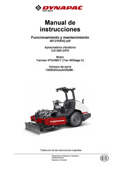 Fayat DYNAPAC CA1300 PD Manual De Instrucciones