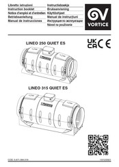 Vortice LINEO 315 QUIET Manual De Instrucciones