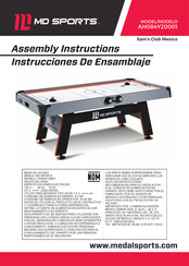 MD SPORTS AH084Y20001 Instrucciones De Ensamblaje