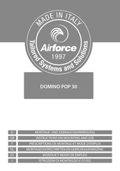 AIRFORCE DOMINO POP 30 Montaje Y Modo De Empleo