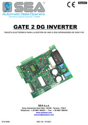 SEA GATE 2 DG Manual De Instrucciones