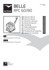 Altrad Belle RPC 60 Manual Del Operador