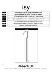 Zucchetti isy ZP1630 Instrucciones Para La Instalacion De La Griferia