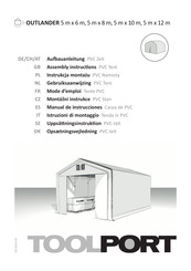 toolport OUTLANDER 5x8 Manual De Instrucciones