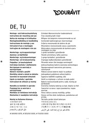 DURAVIT DE5250 0000 Instrucciones De Montaje Y Uso