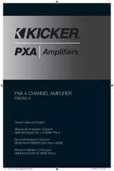 Kicker PXA300.4 Manual Del Propietário