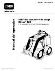 Toro Dingo 323 Manual Del Operador