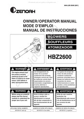 Zenoah RedMax HBZ2600 Manual De Instrucciones