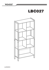 Songmics VASAGLE LBC027 Instrucciones De Montaje