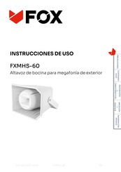 Fox FXMHS-60 Instrucciones De Uso