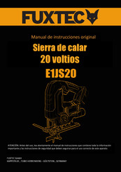 FUXTEC E1JS20 Manual De Instrucciones