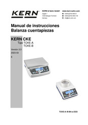 KERN and SOHN TCKE 16K-4-B Manual De Instrucciones