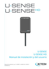 ACTEON U-SENSE Manual De Instalación Y Del Usuario