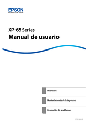 Epson XP-65 Serie Manual De Usuario