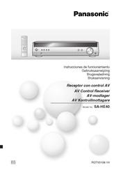 Panasonic SA-HE40 Instrucciones De Funcionamiento